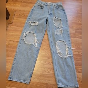 BDG Urban Outfitters High-Rise Baggy Distressed Jeans, 28
